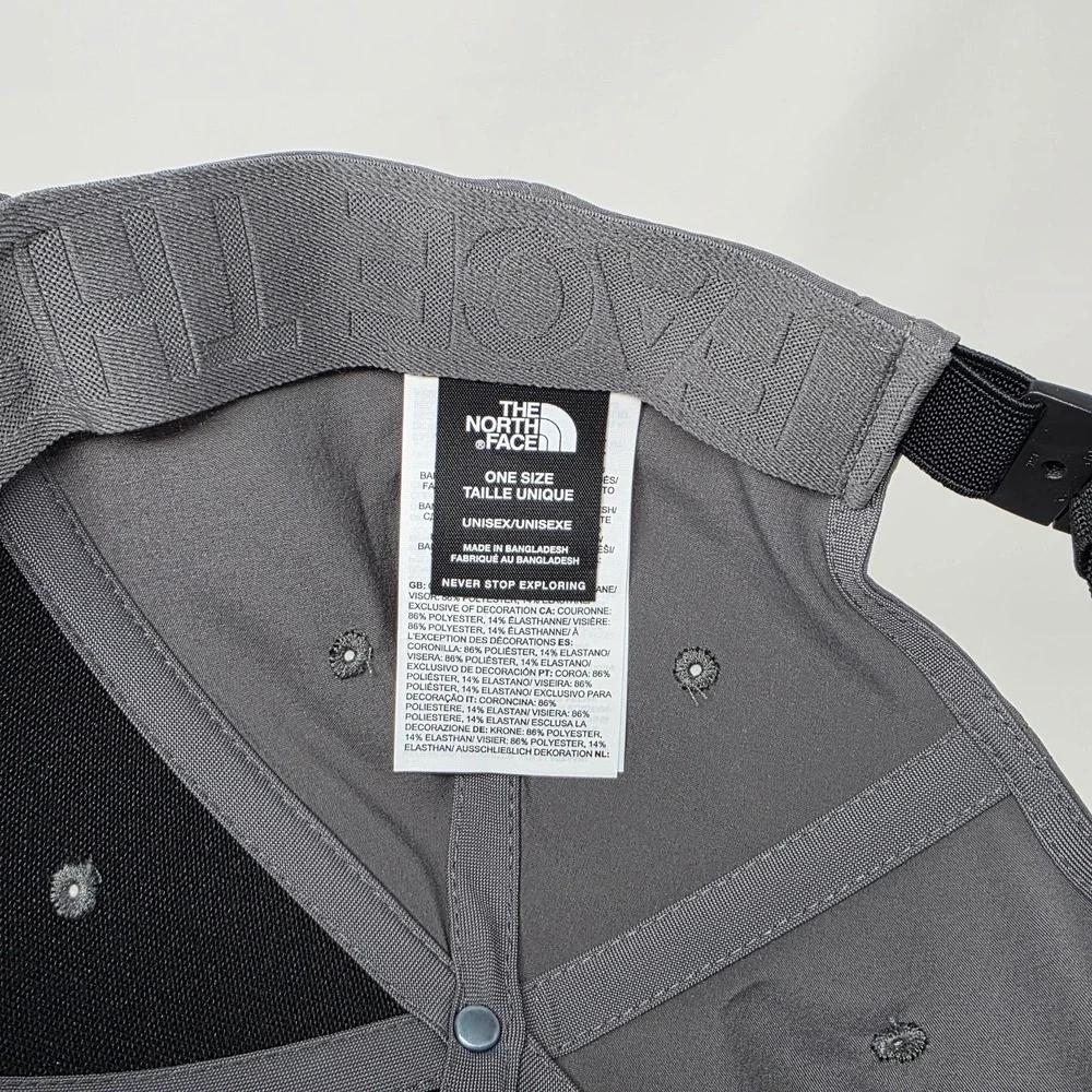 The North Face 66 Flashdry Hat‎ Cap Mens One Size Smoked Pearl Asphalt Grey